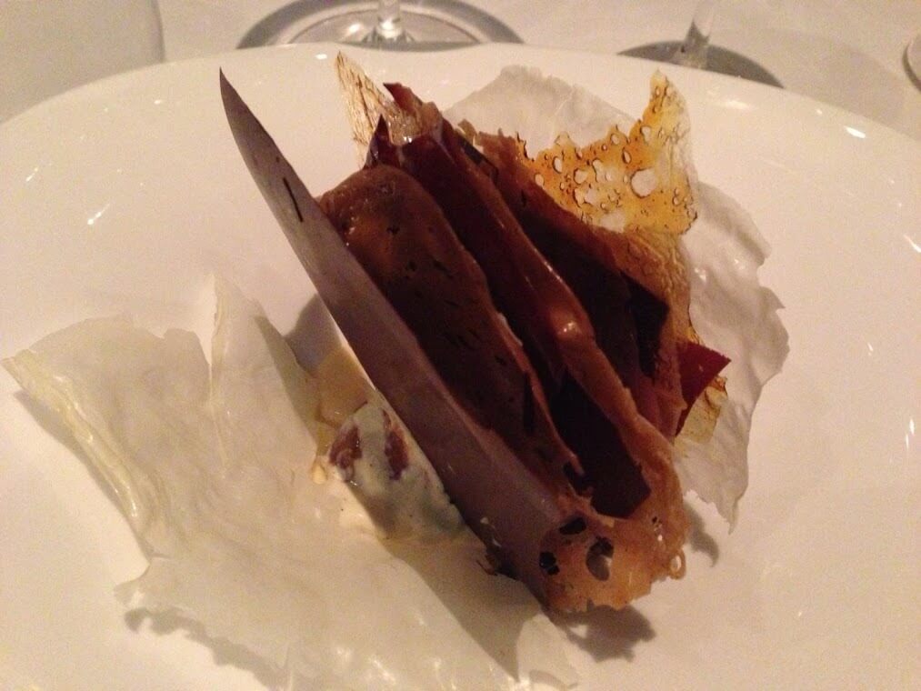 Dessert at Quay: Jersey cream, salted caramel, ethereal sheets