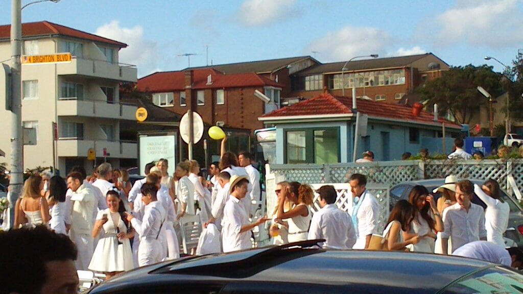 What would all these people in white be doing?