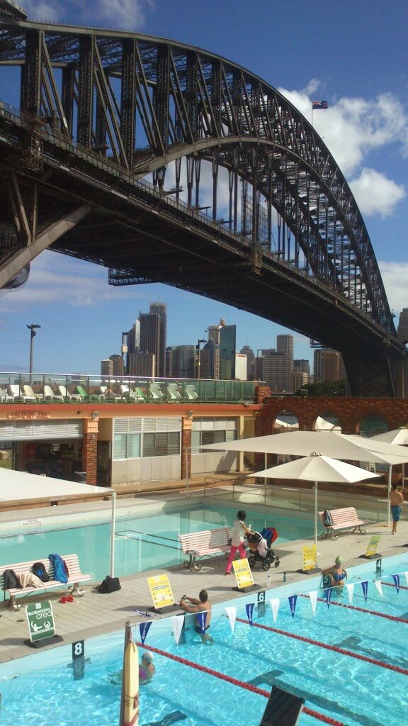 Pool under Sydney Harbour Bridge
