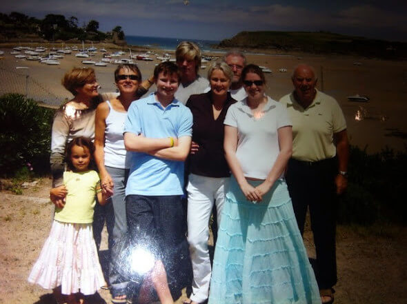My real family, and my French family. This family came from no where and to this day are dear to my heart. 