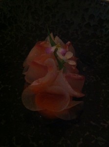 Very decorative... seafood. BF got grapefruit (sadface for him)