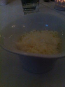 Optional cheese course - cheese with coffee stewed onion