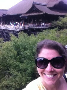 Floating temple in Kyoto