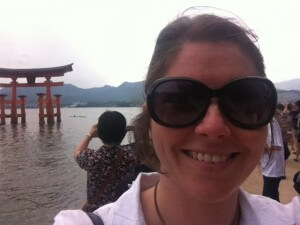 Me with the O-Torii gate