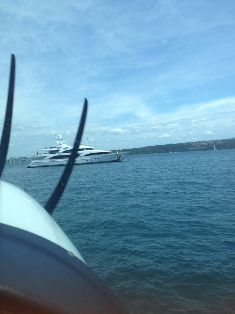 A boat and a plane...