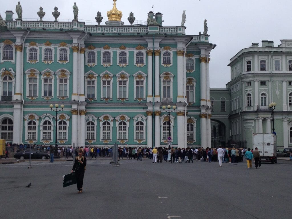 Hermitage, and the lines!