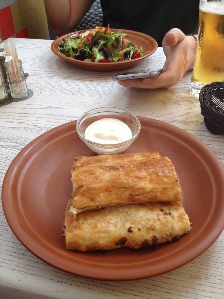 Moldovan pastry filled with lightly spiced mince