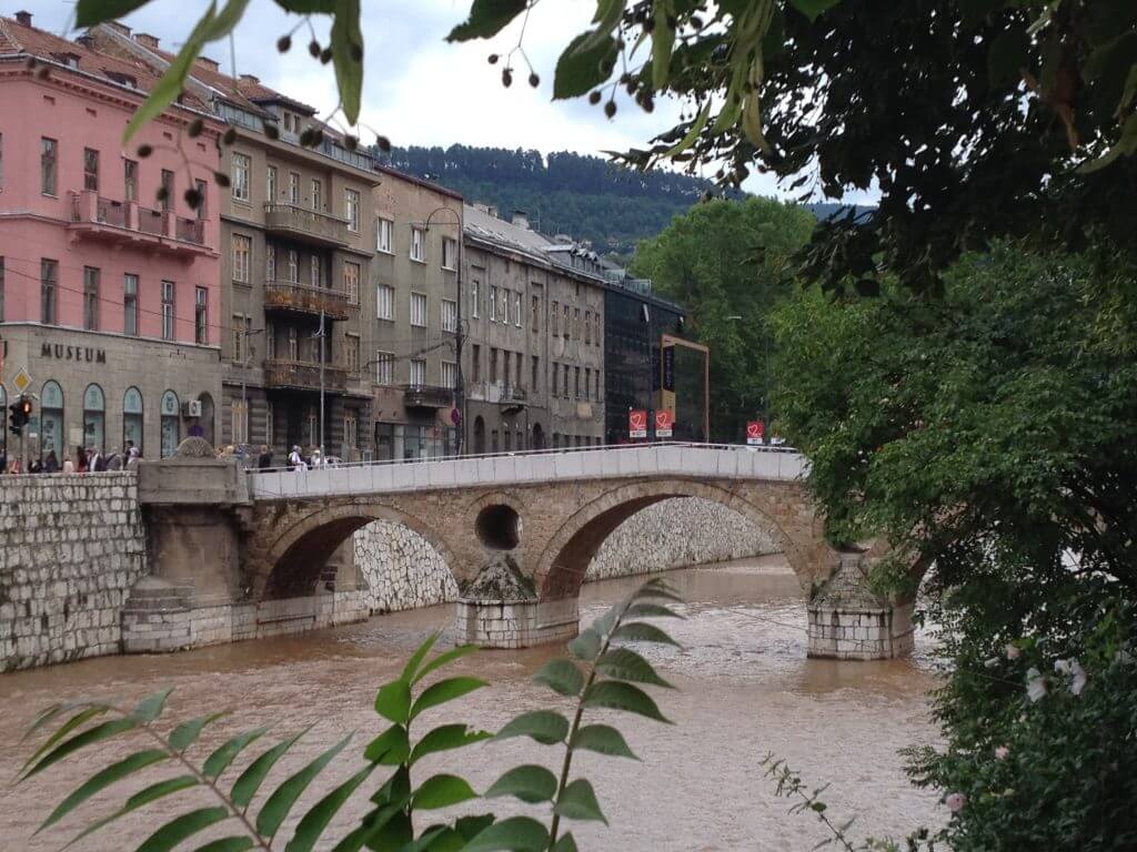 The fmaous bridge near which prompted a World War